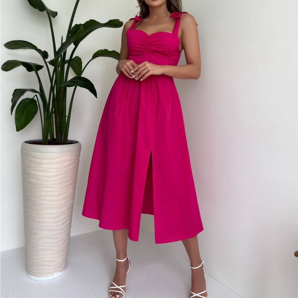 Pink midi dress S, M, L sizes available